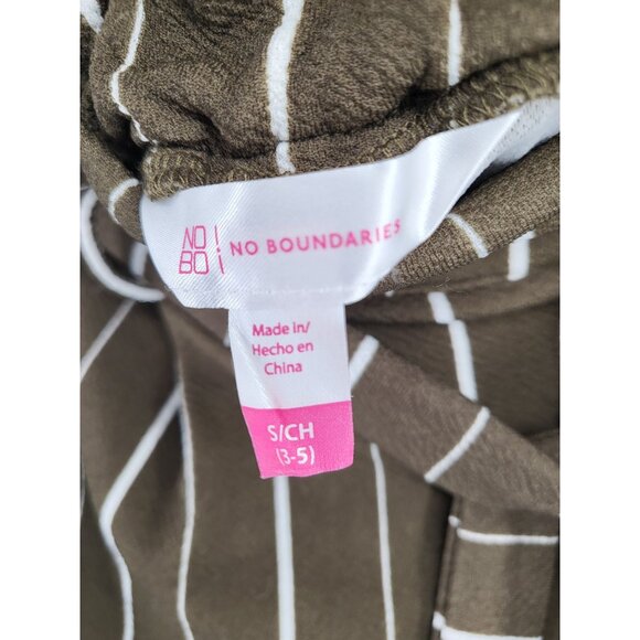 No Boundaries Womens Striped Paperbag Waist Pants S - Picture 4 of 5